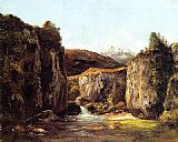 Gustave Courbet The Source among the Rocks of the Doubs painting